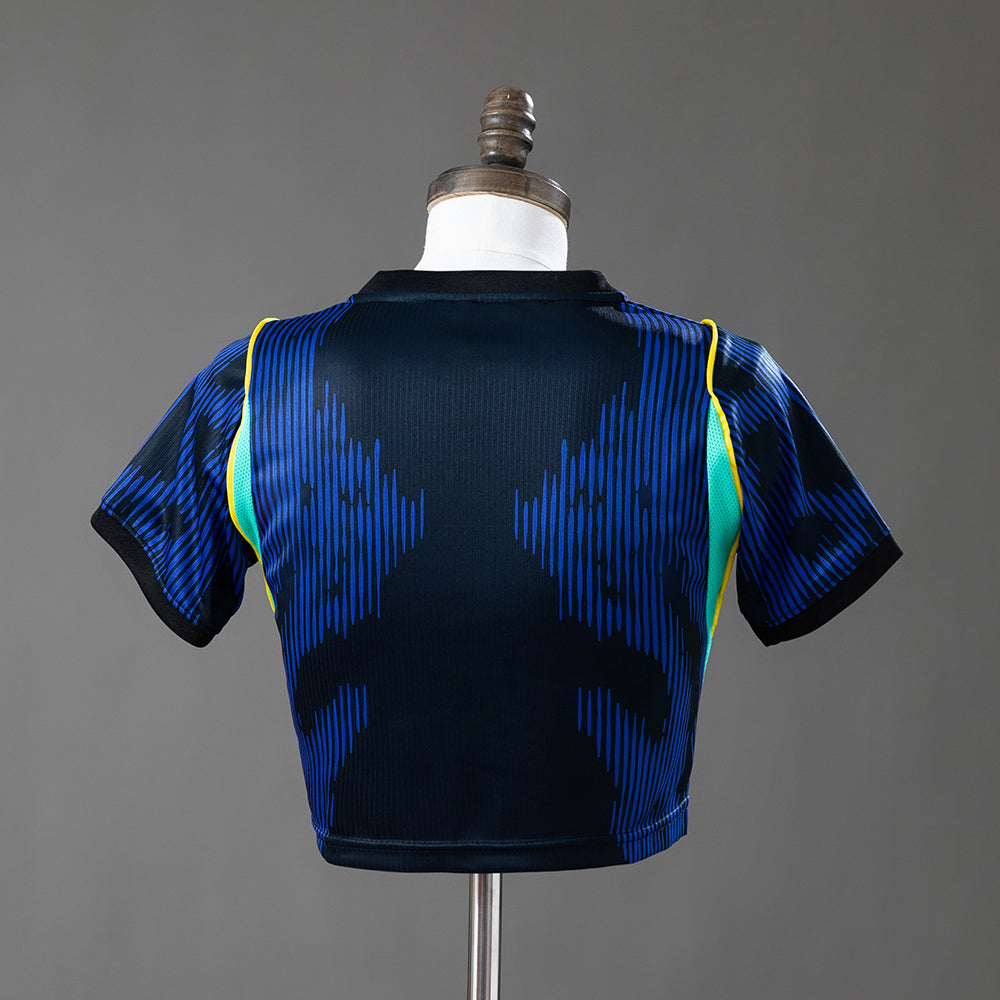 Maillot Seleção Crop Top Femme — Édition Nuit