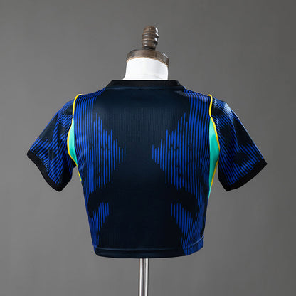 Maillot Seleção Crop Top Femme — Édition Nuit