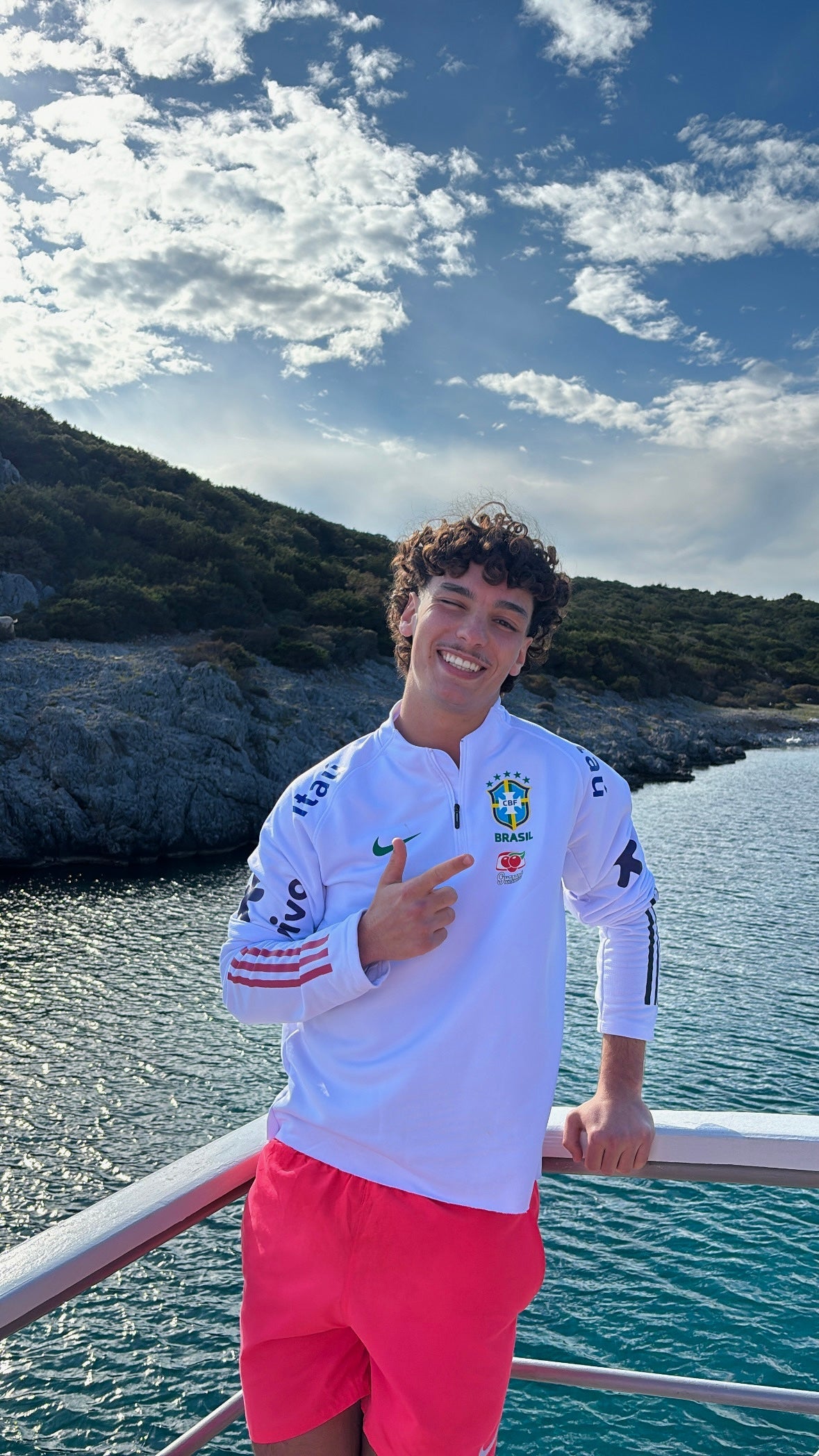 Pull Zippé Blanc Brésil – Édition Drip Seleção